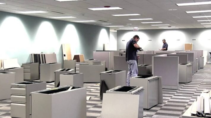 People decommissioning office space