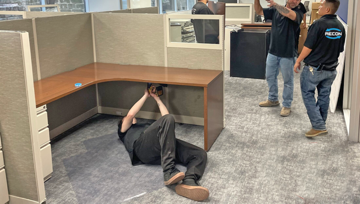 Chicago movers | Recon Furniture | Office Furniture, office desks, gently used office furniture